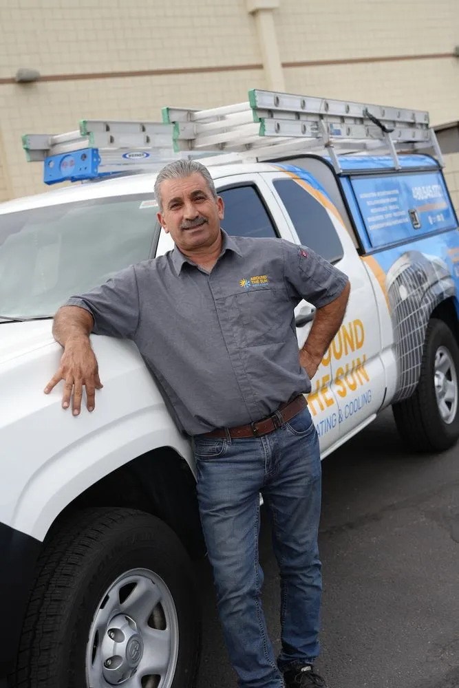 Slide of Around the Sun Heating and Cooling