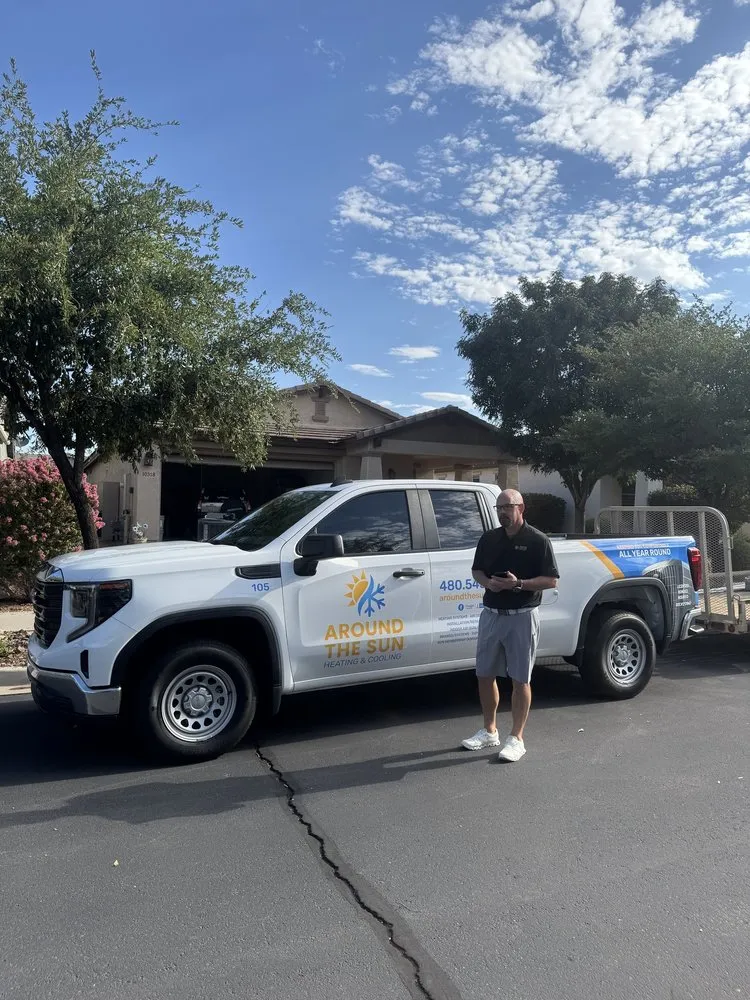 Slide of Around the Sun Heating and Cooling