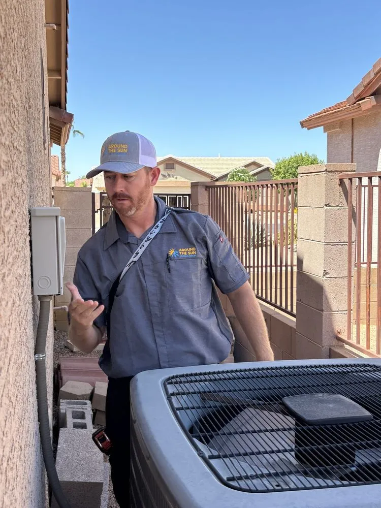 Slide of Around the Sun Heating and Cooling