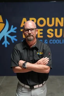 Around the Sun Heating and Cooling Logo