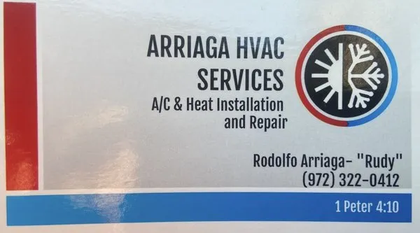 Arriaga hvac services Logo