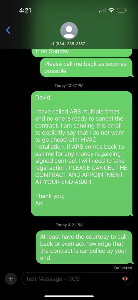 Slide of ARS / Rescue Rooter