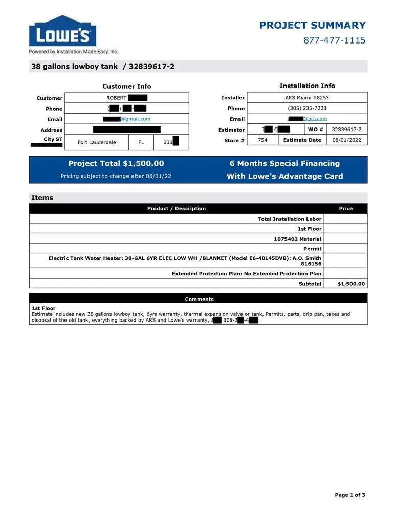 Slide of ARS Rescue Rooter