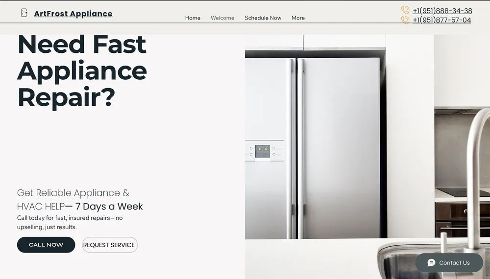 Slide of ArtFrost Appliance