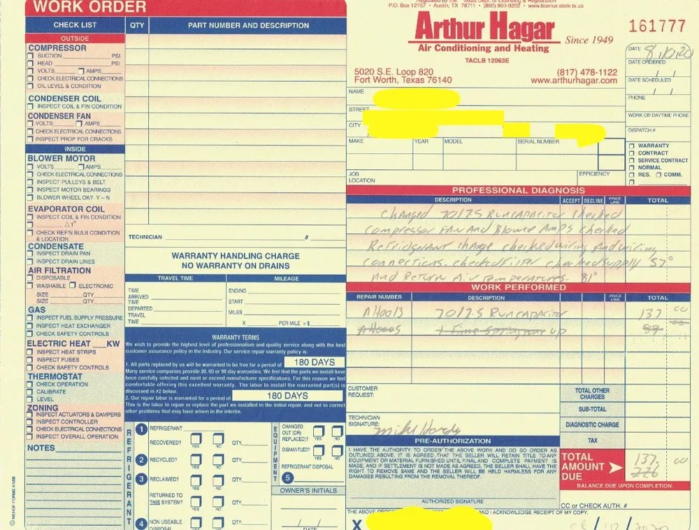 Slide of Arthur Hagar Air Conditioning & Heating