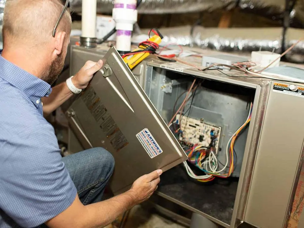 Slide of Arthur's Air Conditioning and Heating