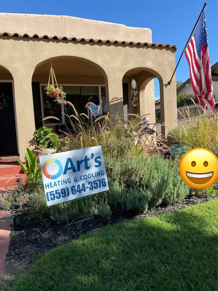 Slide of Art's Heating and Cooling