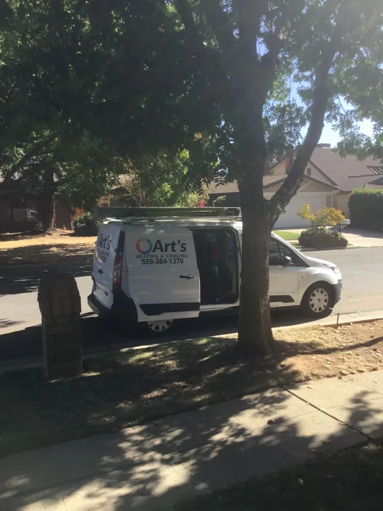 Slide of Art's Heating and Cooling