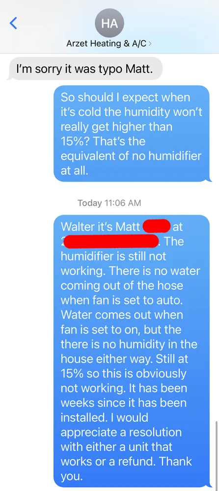 Slide of Arzet Heating & Air Conditioning