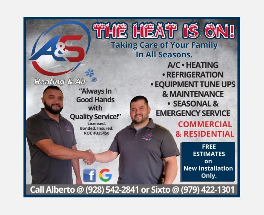 Slide of A&S Heating & Air