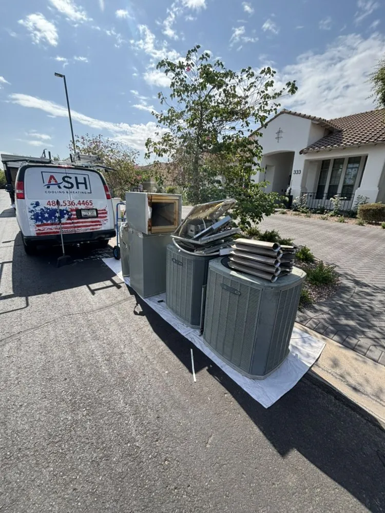 Slide of Ash Cooling & Heating