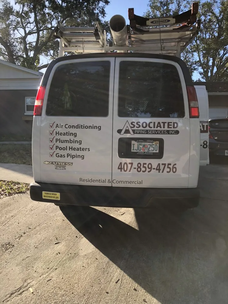 Slide of Associated Piping Services