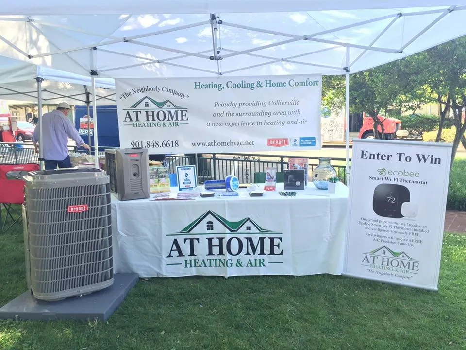 Slide of At Home Heating and Air