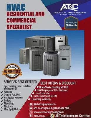 AT&C Heating and Cooling Logo
