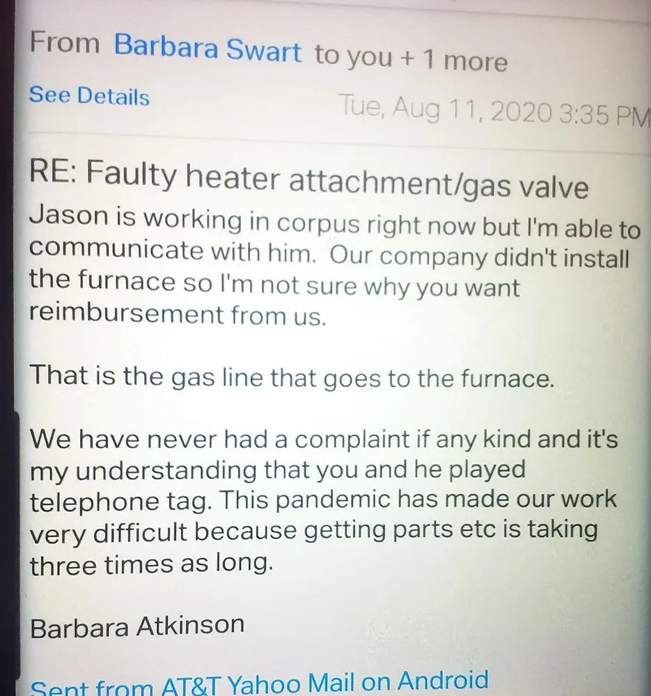 Slide of Atkinson A/C & Heating