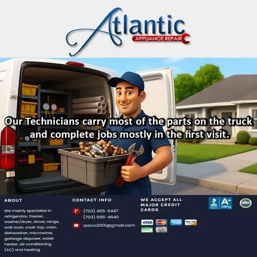 Slide of Atlantic Appliance Repair