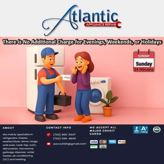 Slide of Atlantic Appliance Repair