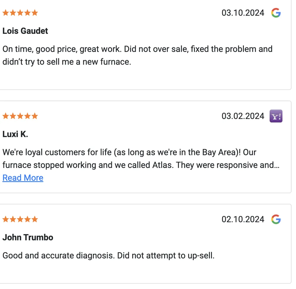 Slide of Atlas Heating