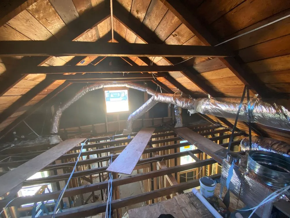 Slide of Attic Bright & HVAC Services