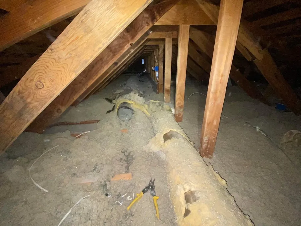 Slide of Attic Pablo Insulation Services