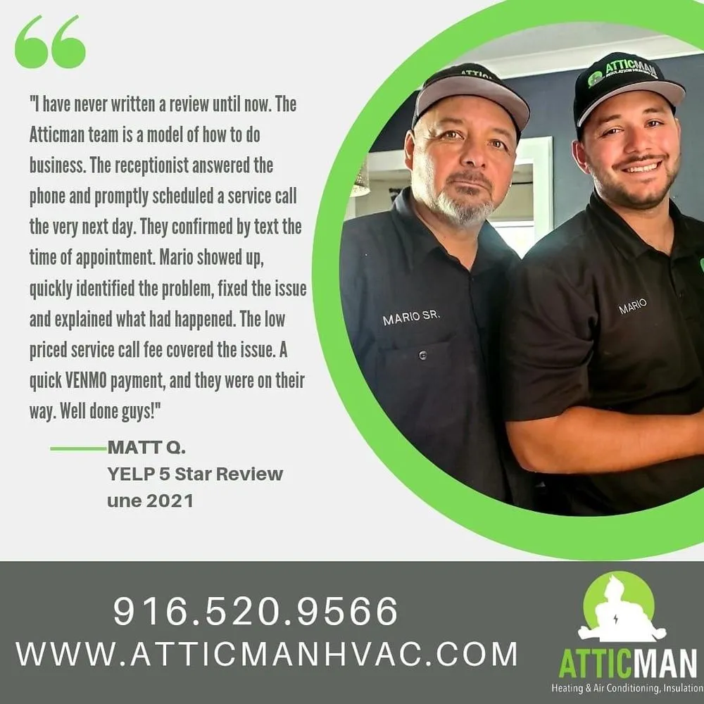 Slide of Atticman Heating & Air Conditioning Insulation