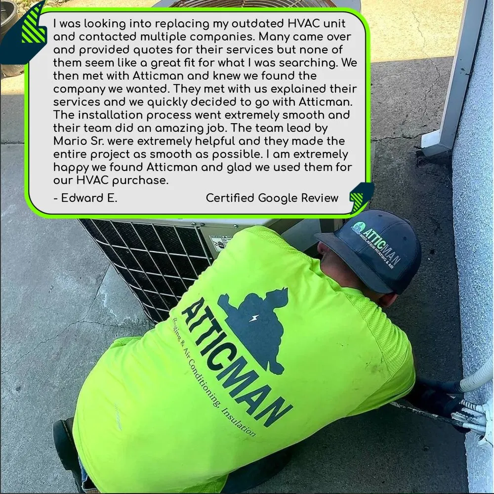 Slide of Atticman Heating & Air Conditioning Insulation