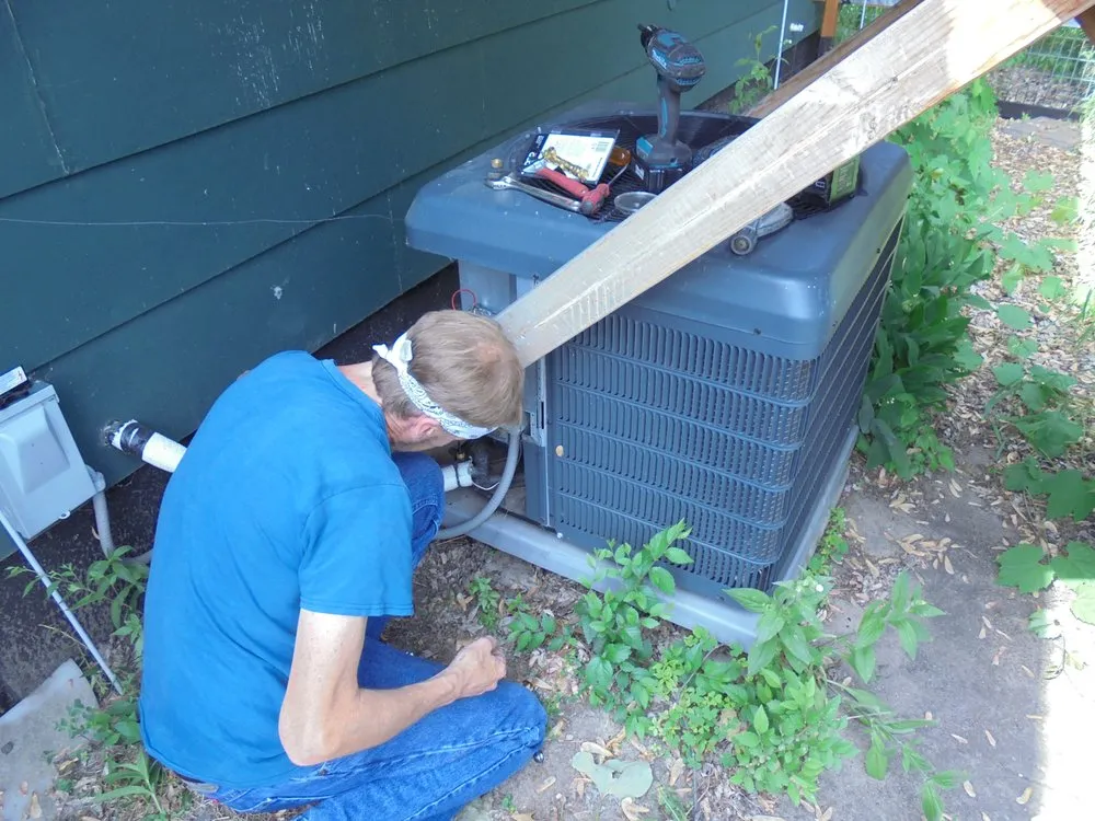 Slide of Augeson's Heating and Air