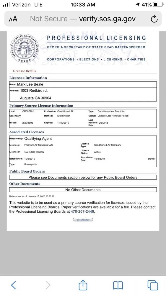 Slide of Augusta Air Solutions