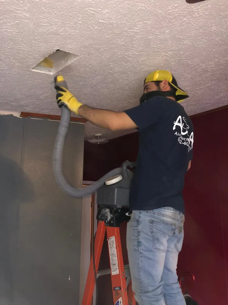 Slide of Aura Air Duct cleaning