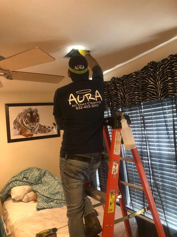 Slide of Aura Air Duct cleaning