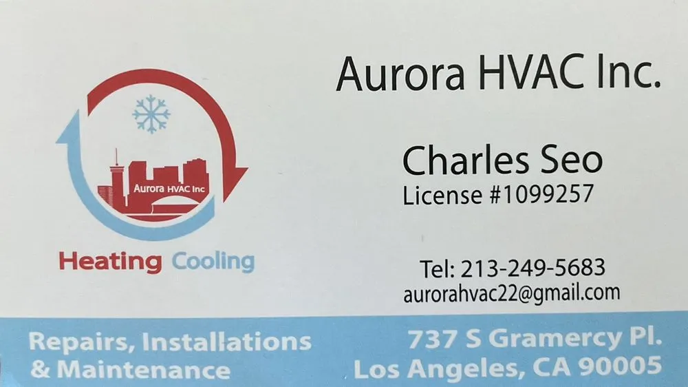 Slide of Aurora HVAC