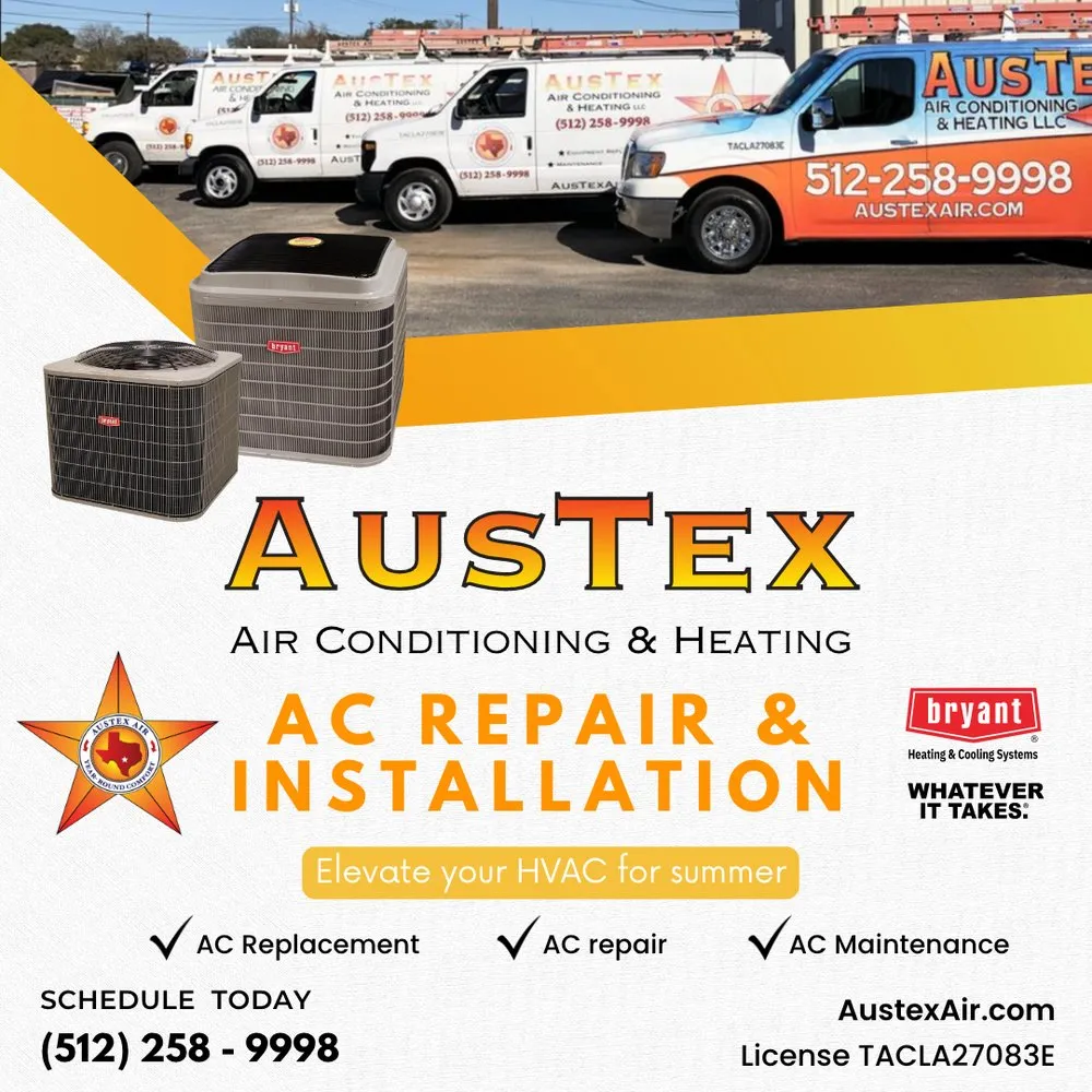Slide of Austex Air Conditioning & Heating