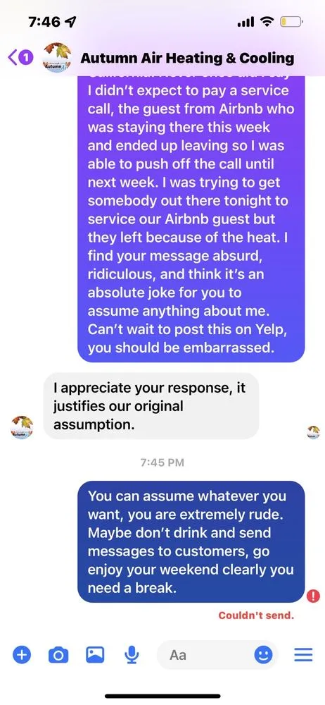 Slide of Autumn Air Heating & Cooling