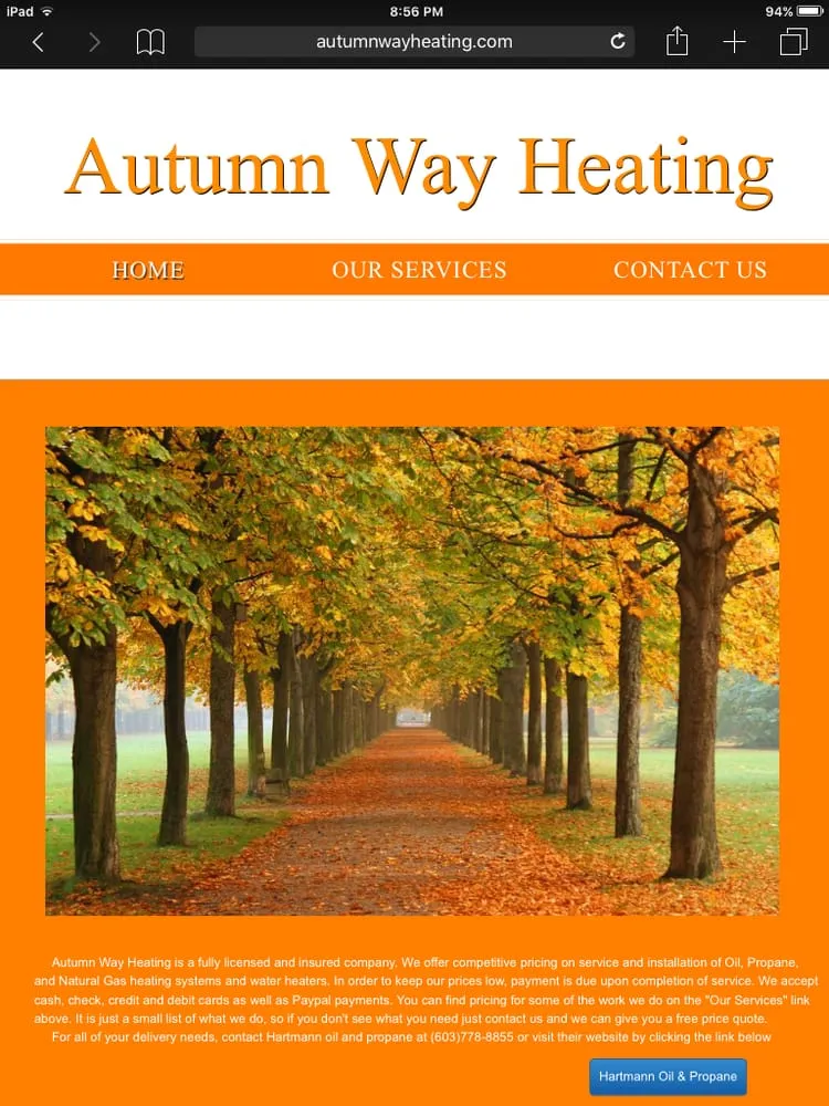 Slide of Autumn Way Heating
