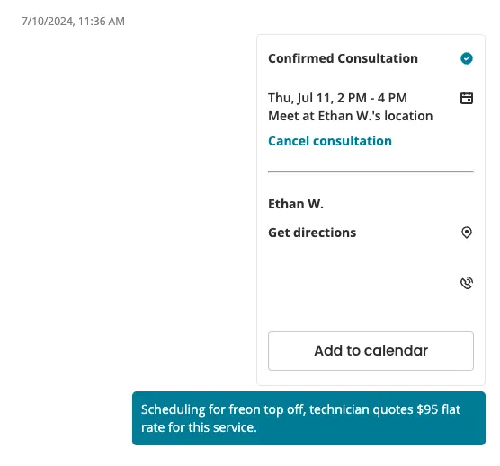 Slide of AW HVAC Services