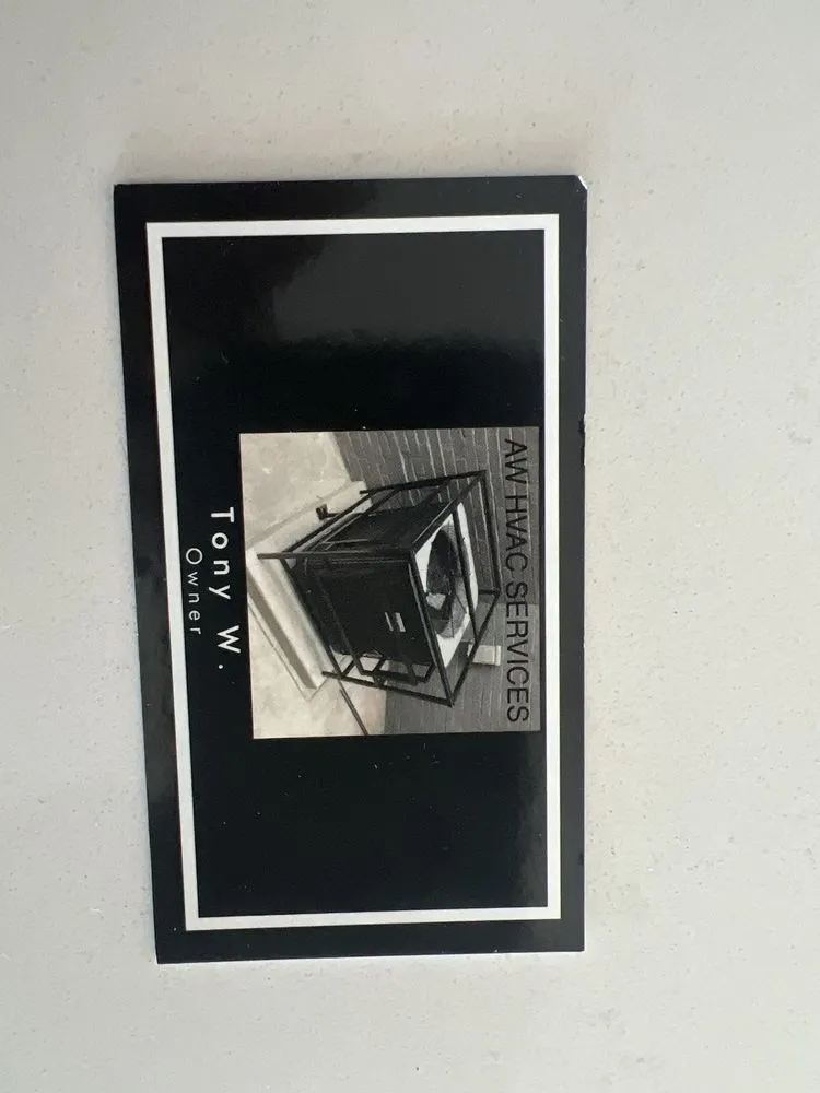 Slide of AW HVAC Services