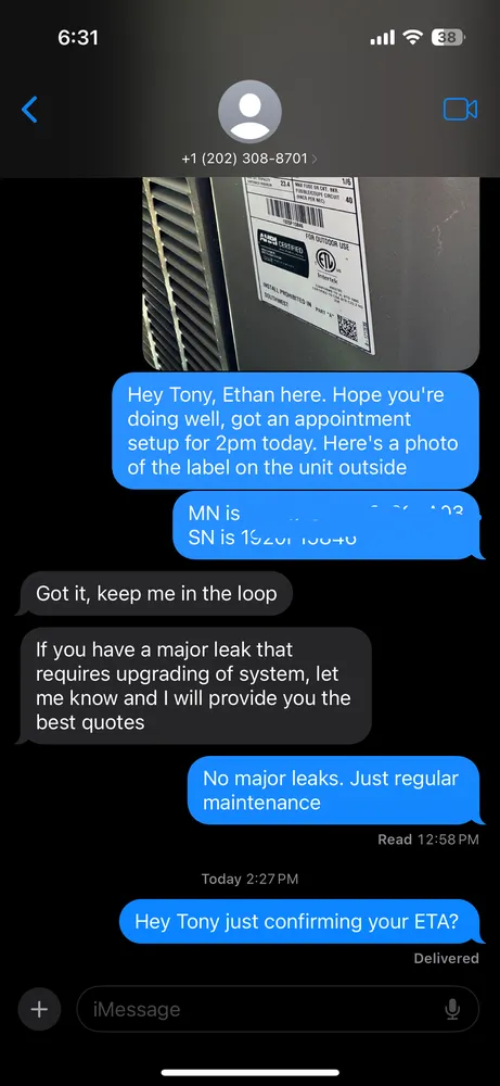 Slide of AW HVAC Services