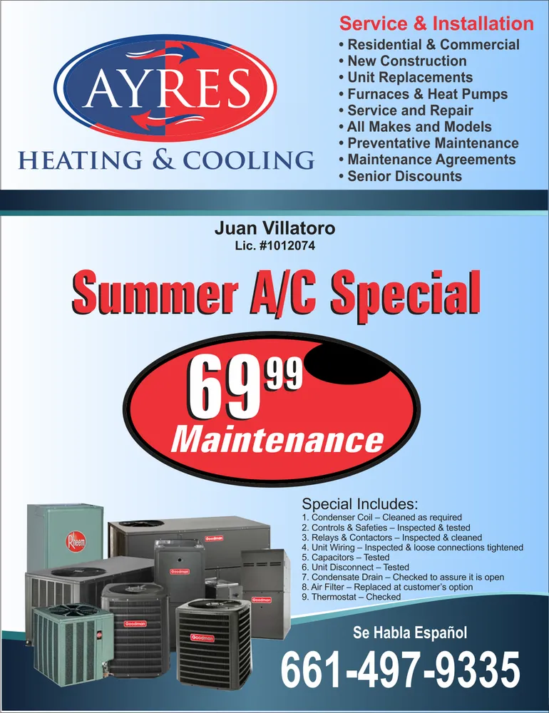 Slide of Ayres Heating & Cooling