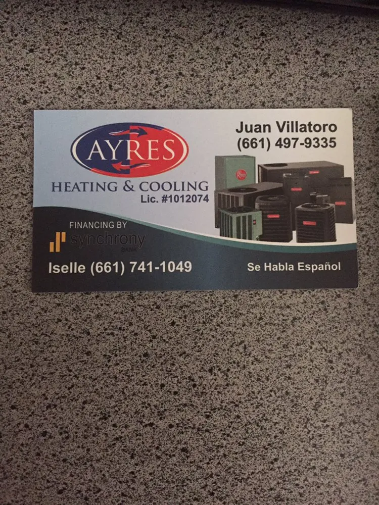 Slide of Ayres Heating & Cooling