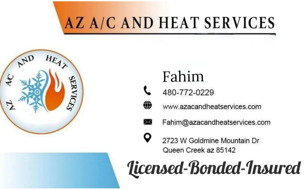 Slide of Az AC and Heat Services