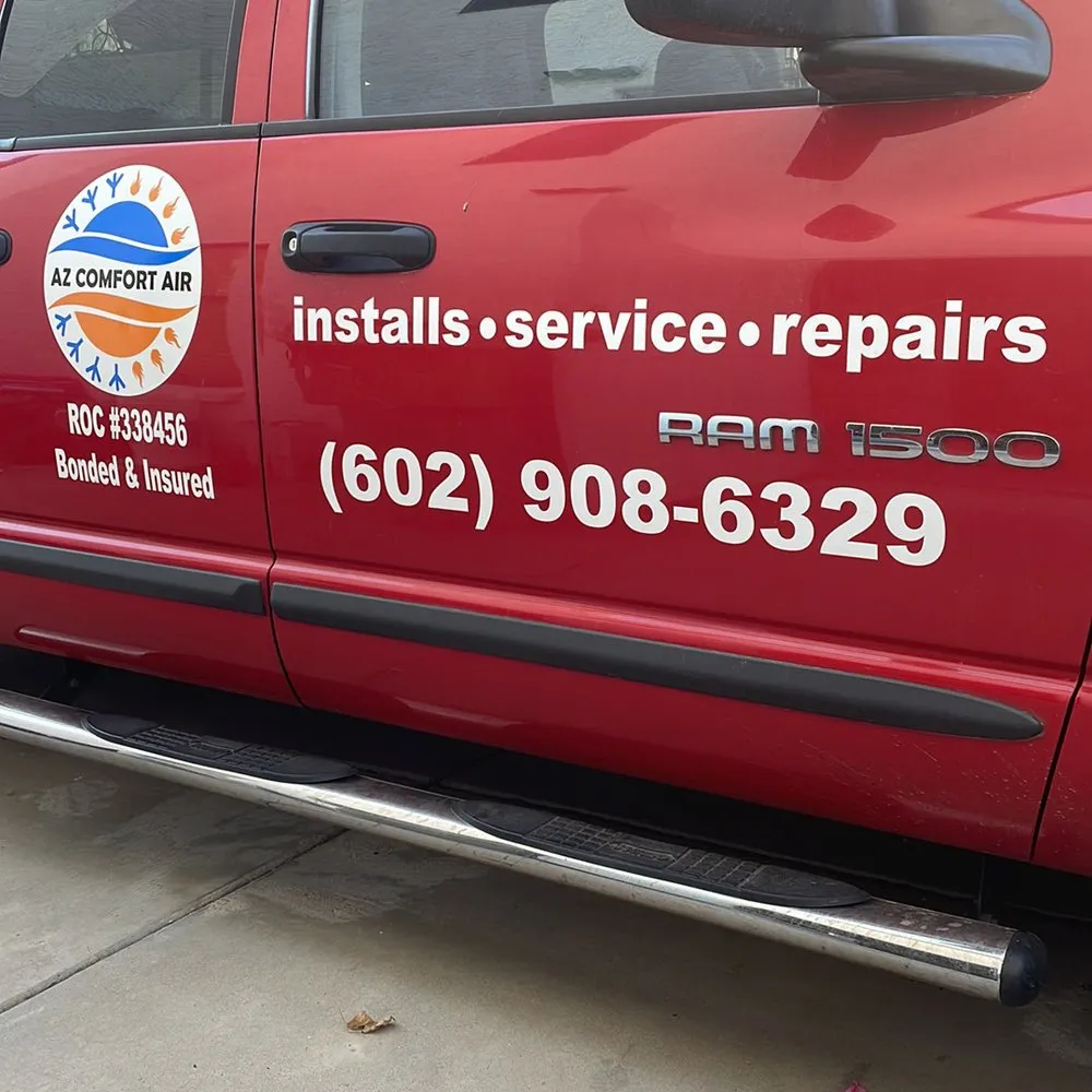 Slide of AZ comfort air