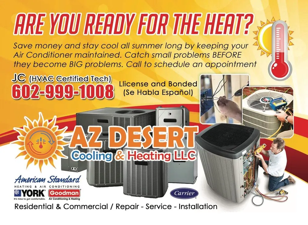 Slide of AZ Desert Cooling & Heating