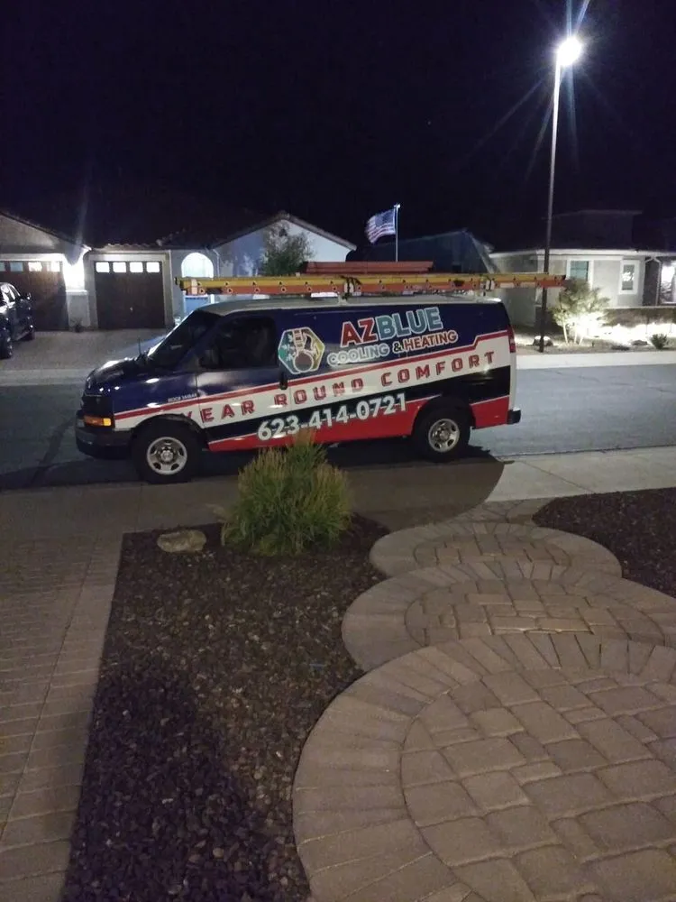 Slide of AZBlue Cooling & Heating