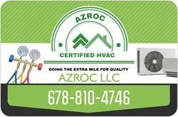 Slide of Azroc Certified HVAC