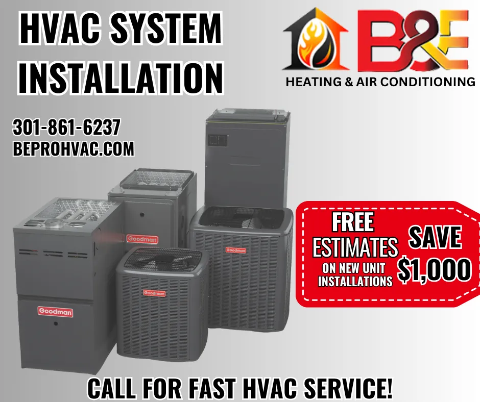 Expert HVAC repair for local homeowners in Laplata, MD by B & E Heating and Air