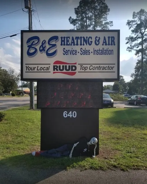 Slide of B & E Heating and Air