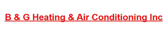 B & G Heating & Air Conditioning Logo