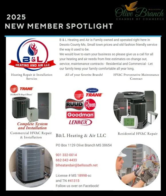 Slide of B & L Heating and Air