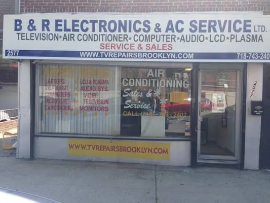 B & R Electronics & Air Conditioner Service Logo