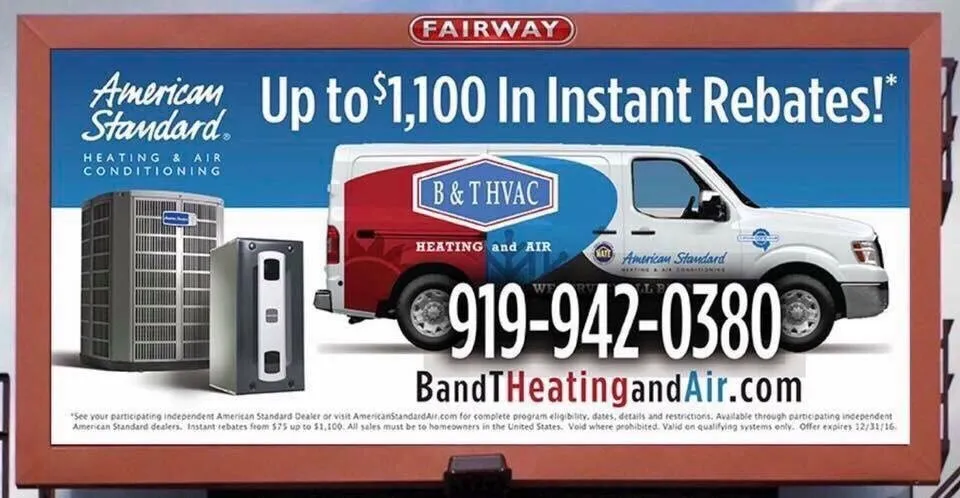 Slide of B & T HVAC Services